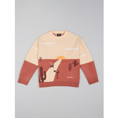 Girl Crush Ouaté crewneck “Western Sunset” - LASSO x GIRL CRUSH