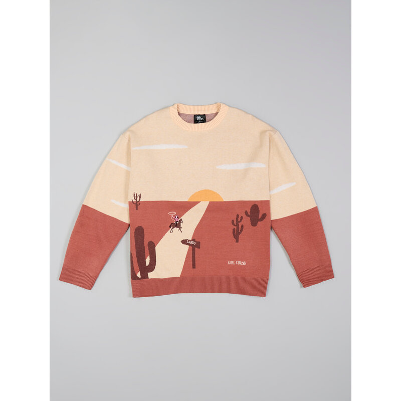 Girl Crush LASSO x GIRL CRUSH – Western Sunset Knit Crew