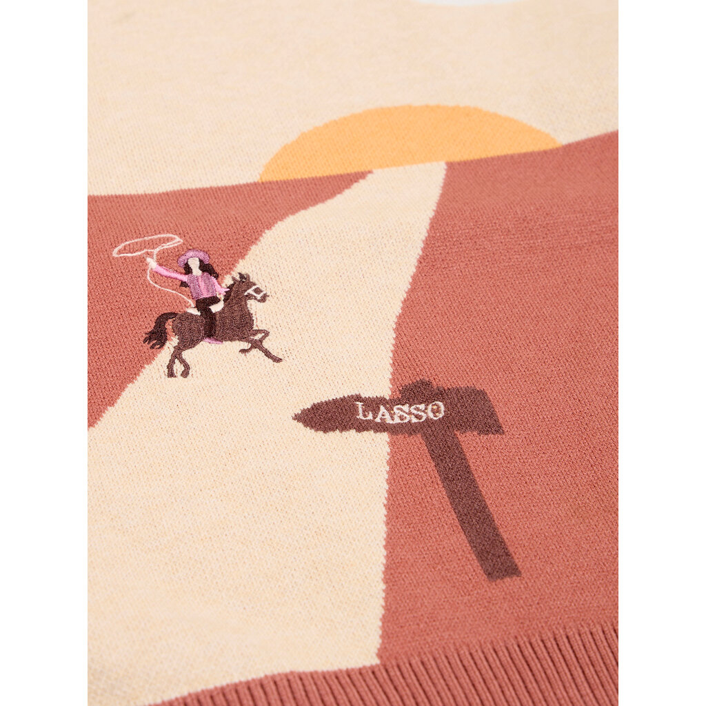 Girl Crush LASSO x GIRL CRUSH – Western Sunset Knit Crew