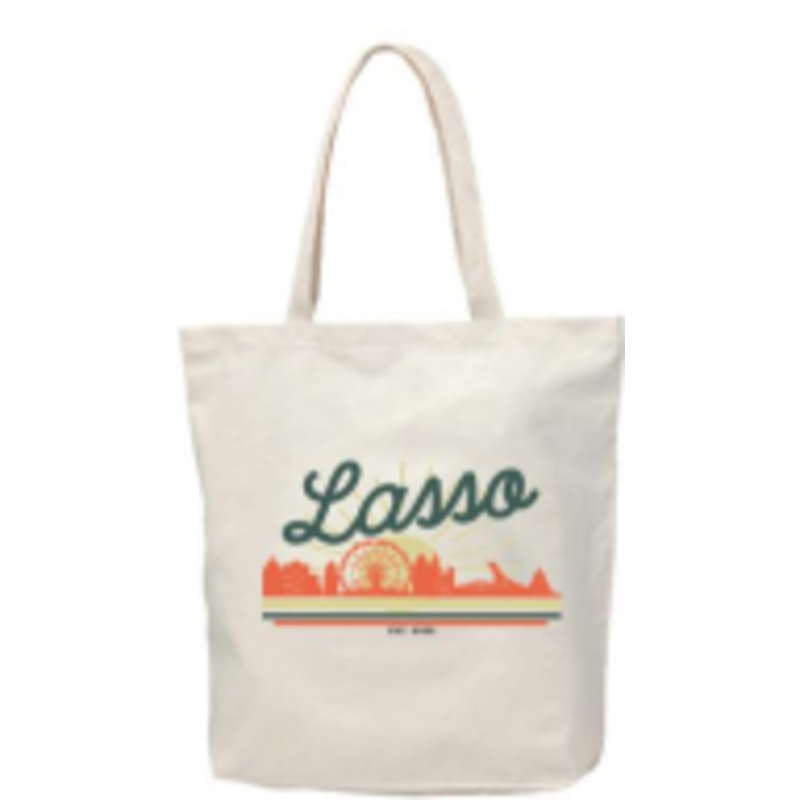 LASSO ACLM0023 SAC TOTE LASSO 2025 SCRIPT SKYLINE BEIGE