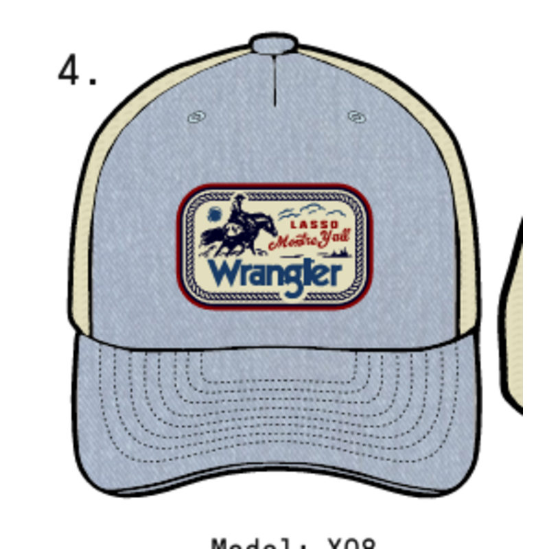 Wrangler Lasso 2026 x Wrangler Denim Trucker Hat