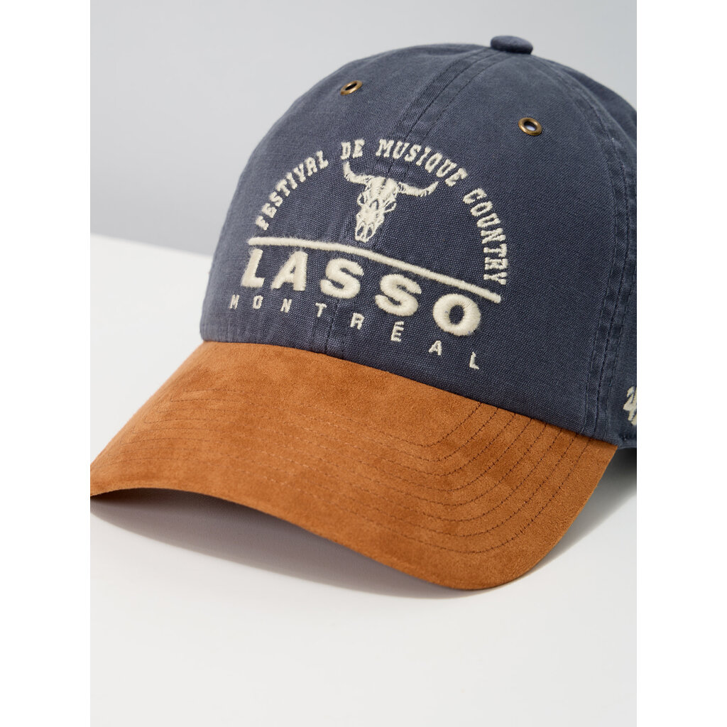 47 BRAND Casquette deux-tons en faux suède LASSO Montréal