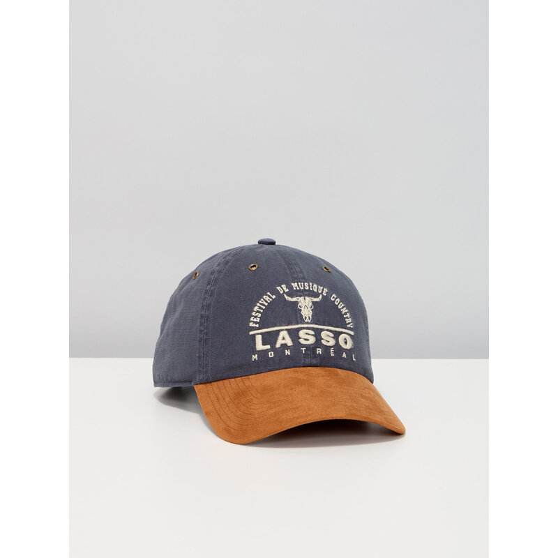 47 BRAND Casquette deux-tons en faux suède LASSO Montréal