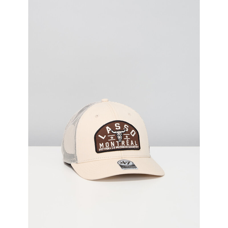 47 BRAND Casquette trucker à écusson LASSO Montréal