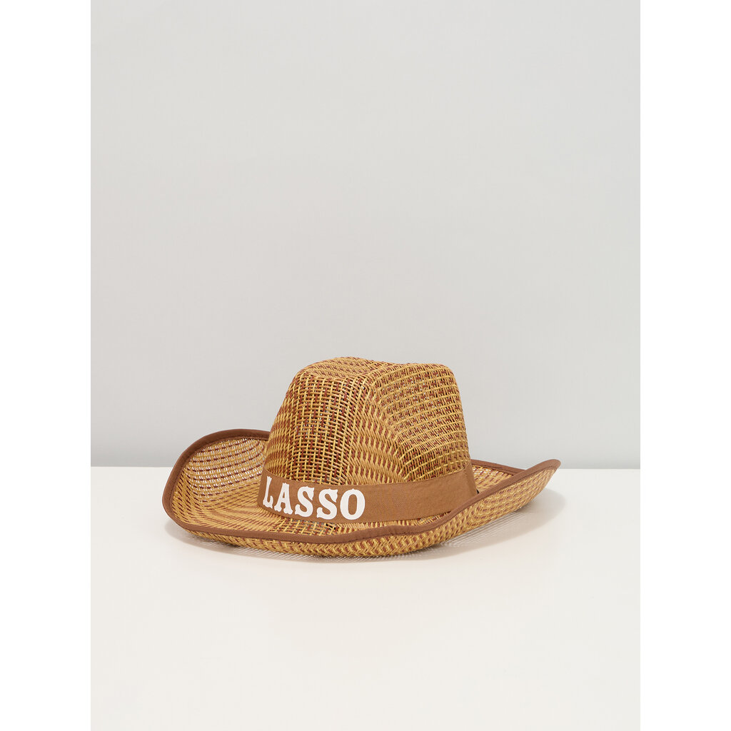 LASSO Chapeau de cowboy en paille LASSO Montréal - Brun