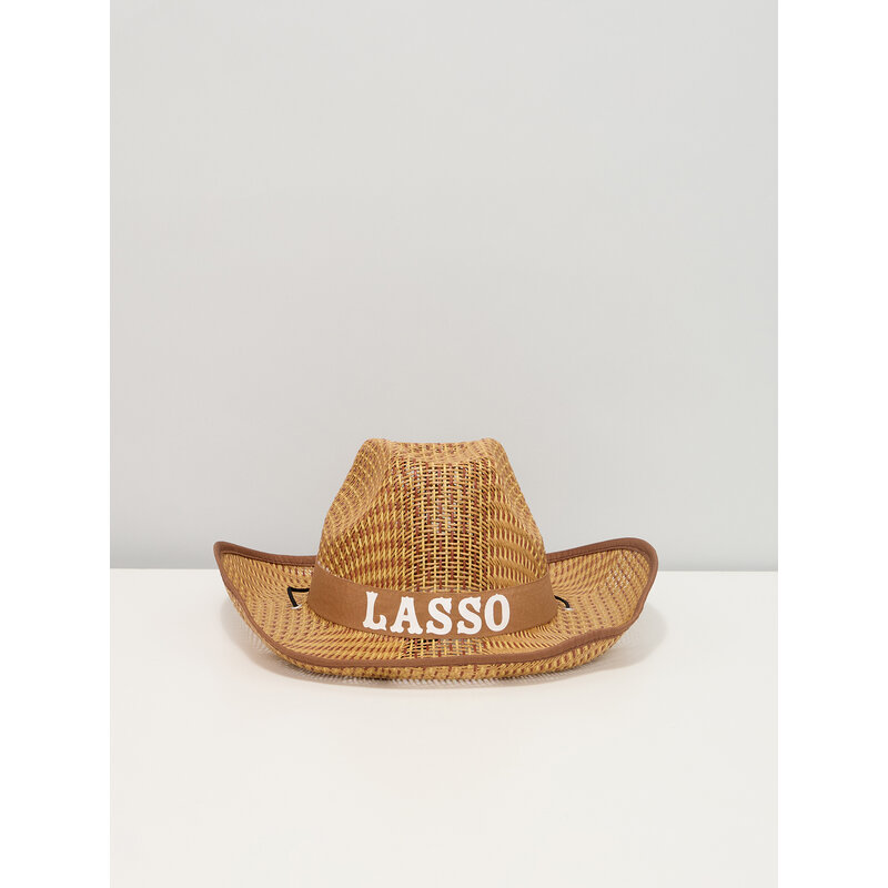 LASSO LASSO Montreal Straw Cowboy Hat - Brown