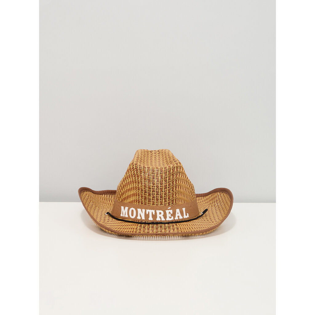 LASSO Chapeau de cowboy en paille LASSO Montréal - Brun