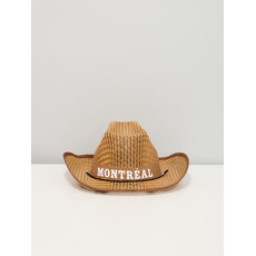 LASSO Chapeau de cowboy en paille LASSO Montréal - Brun