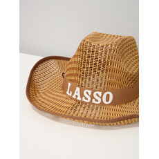 LASSO Chapeau de cowboy en paille LASSO Montréal - Brun