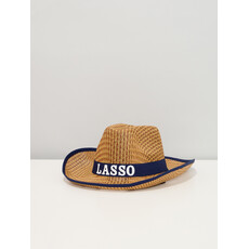 LASSO LASSO Montreal Straw Cowboy Hat - Blue