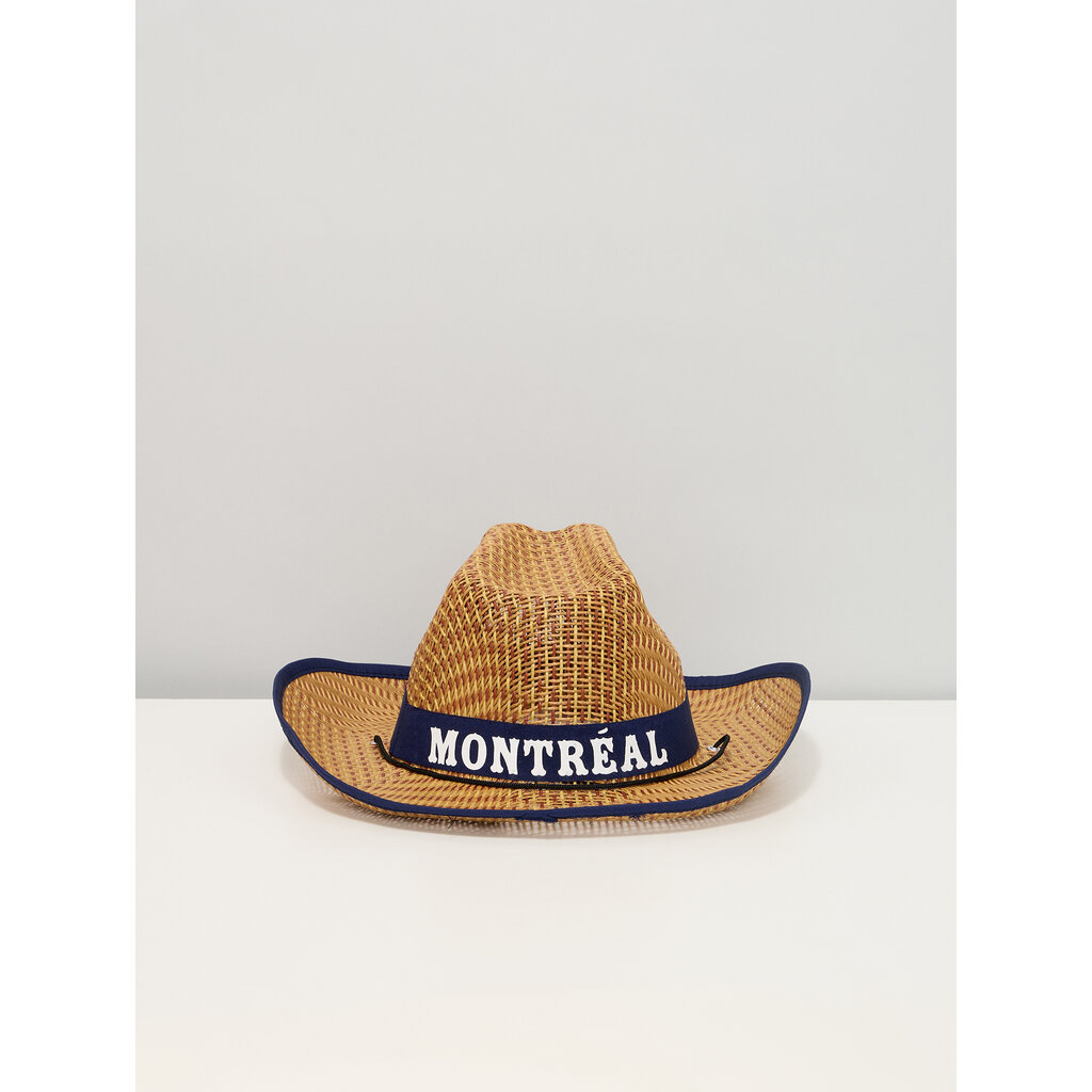 LASSO LASSO Montreal Straw Cowboy Hat - Blue