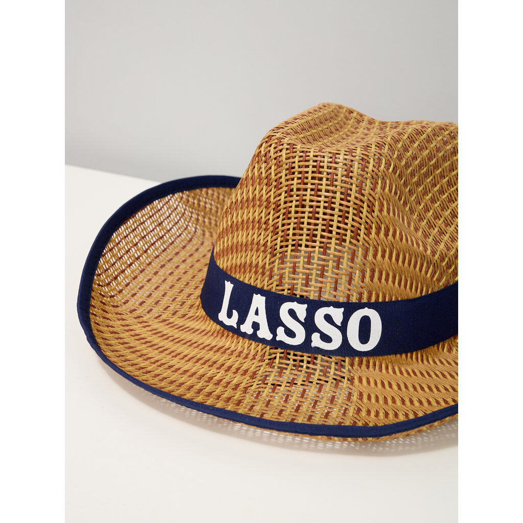 LASSO LASSO Montreal Straw Cowboy Hat - Blue
