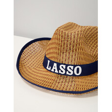 LASSO LASSO Montreal Straw Cowboy Hat - Blue