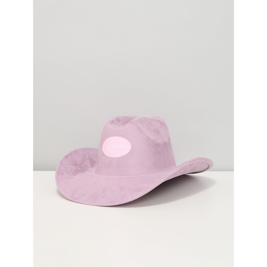 LASSO Chapeau de cowboy avec écusson Lasso Montréal - Rose