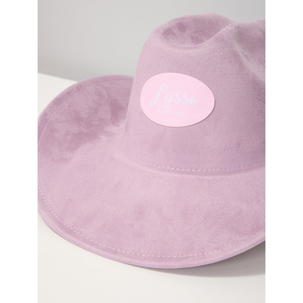 LASSO Lasso Montréal Patch Cowboy Hat - Pink