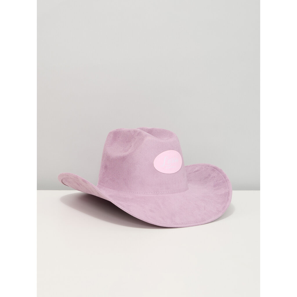 LASSO Chapeau de cowboy avec écusson Lasso Montréal - Rose