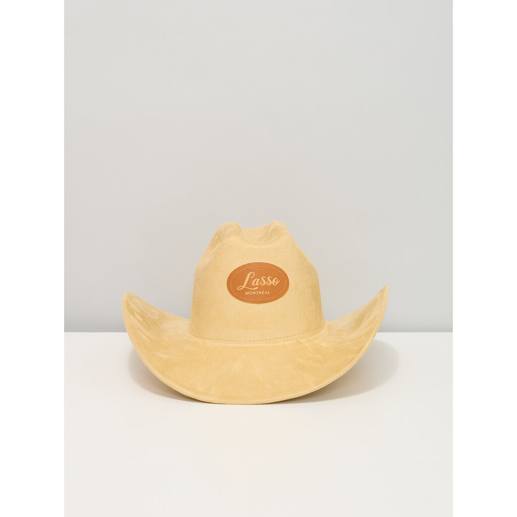 LASSO Lasso Montréal Patch Cowboy Hat - Beige
