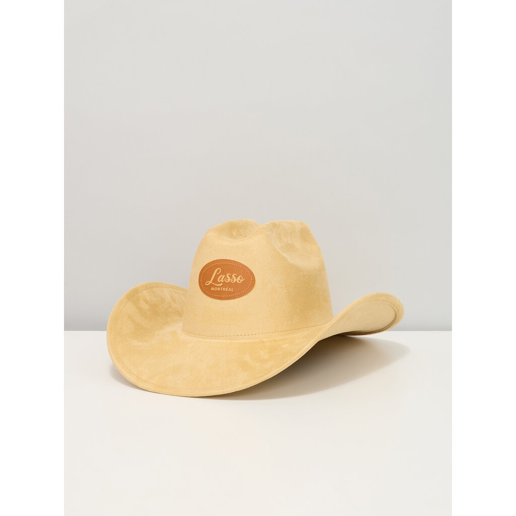LASSO Lasso Montréal Patch Cowboy Hat - Beige