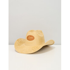 LASSO Chapeau de cowboy avec écusson Lasso Montréal - Beige