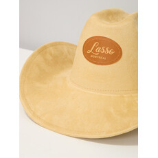 LASSO Chapeau de cowboy avec écusson Lasso Montréal - Beige
