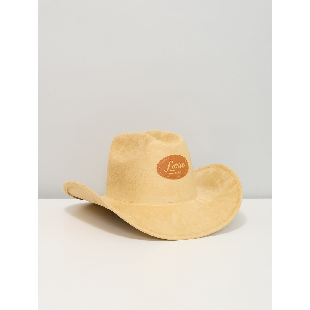 LASSO Lasso Montréal Patch Cowboy Hat - Beige