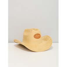 LASSO Chapeau de cowboy avec écusson Lasso Montréal - Beige