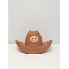 LASSO Chapeau de cowboy avec écusson Lasso Montréal - Brun