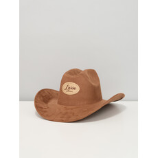 LASSO Chapeau de cowboy avec écusson Lasso Montréal - Brun