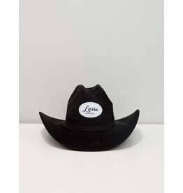 LASSO Lasso Montréal Patch Cowboy Hat - Black