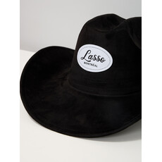 LASSO Chapeau de cowboy avec écusson Lasso Montréal - Noir