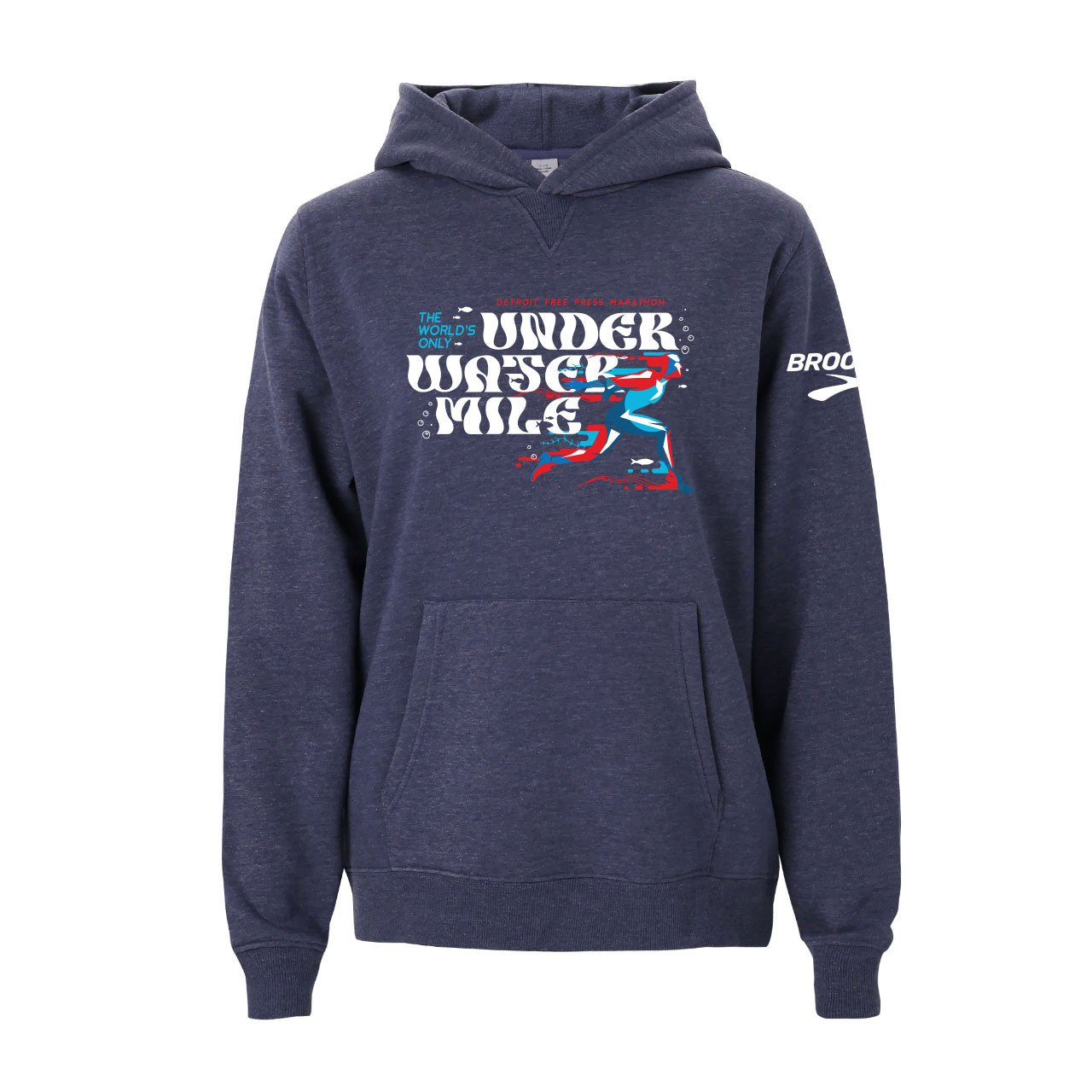 Detroit Marathon Unisex Underwater Mile Hoody V2 Running Lab