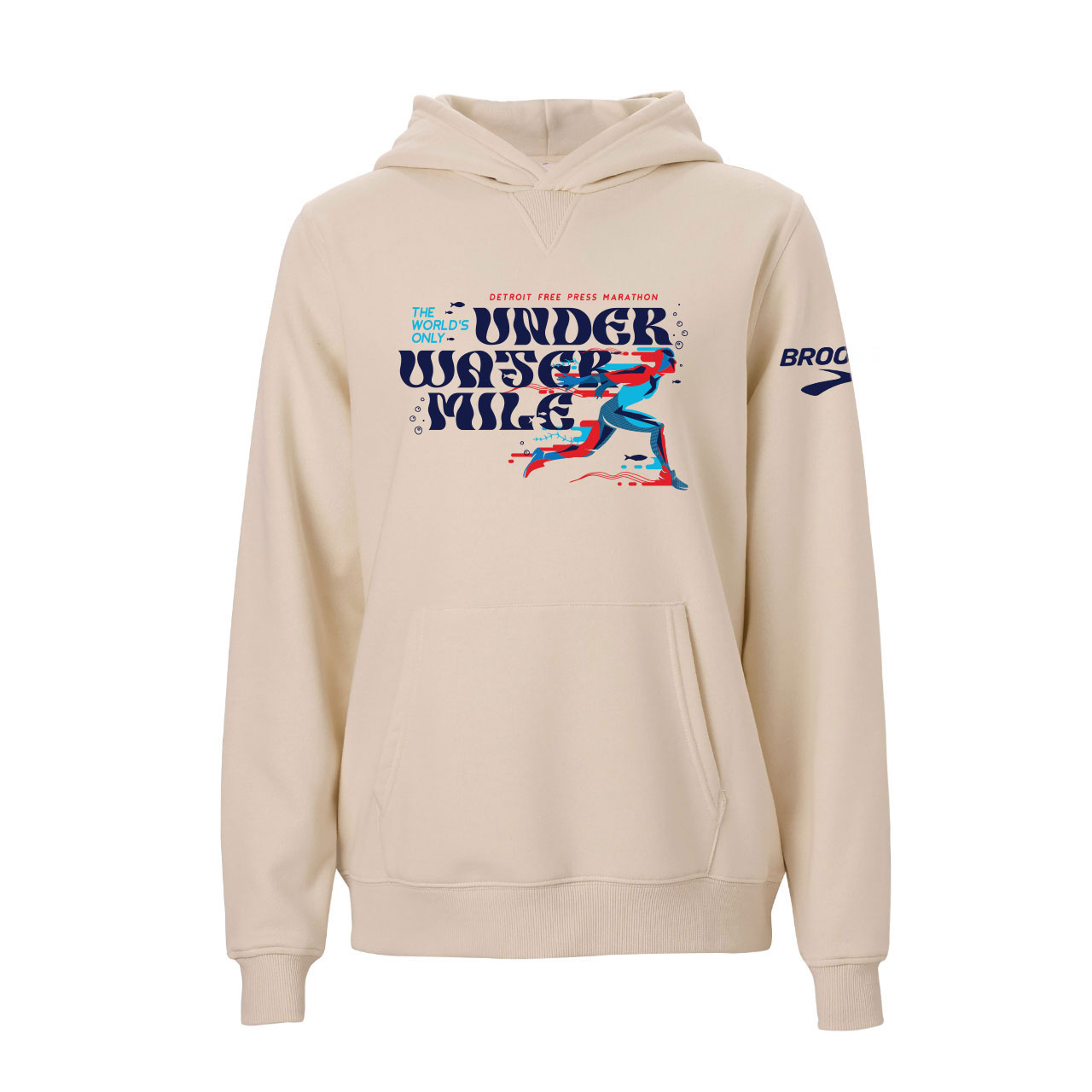 Detroit Marathon Unisex Underwater Mile Hoody V2 Running Lab