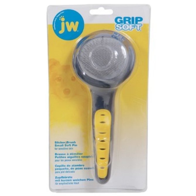 jw grip soft slicker brush