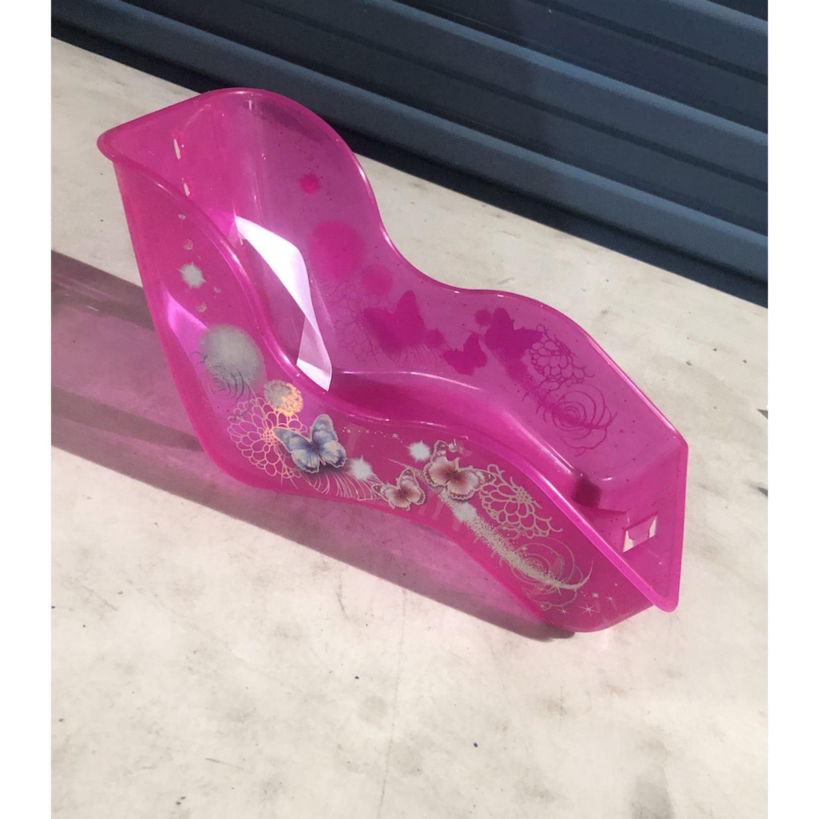 Pink Barbie Doll Seat for Children's Bicycle / Rear Mount