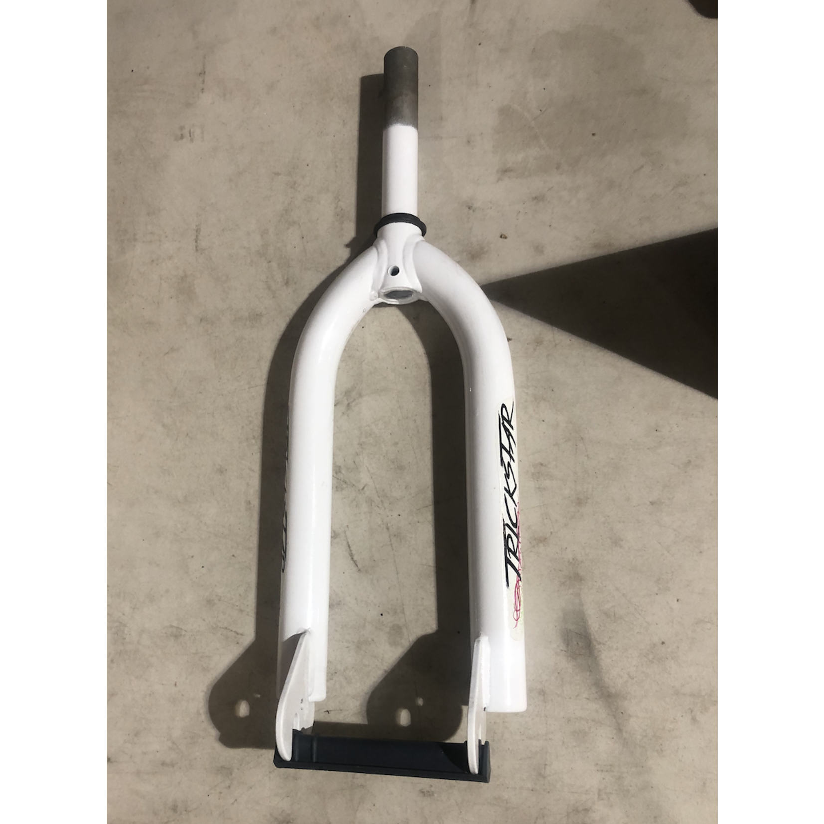Trickstar 20” Rigid Threaded Bicycle Fork 1" x 5” Steer Tube (White)