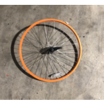 26" Rear Bicycle Wheel / Aluminum / Coaster Brake (Orange)