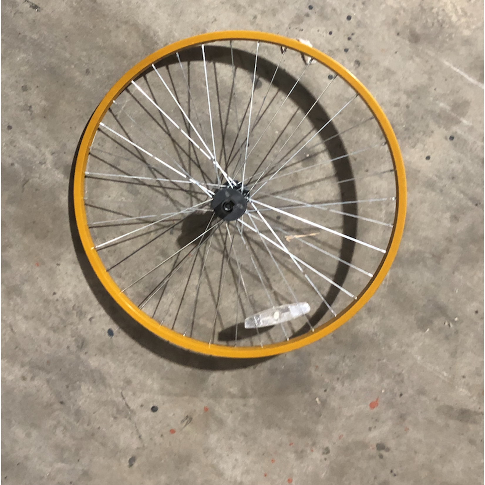 26" Front Wheel / Aluminum (Light Orange)