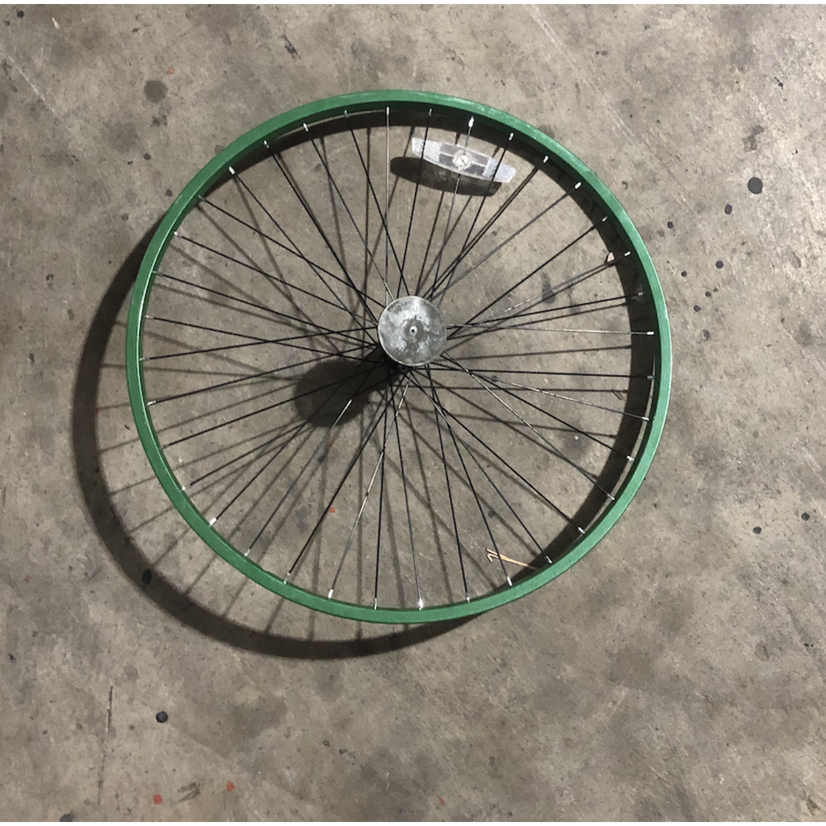 26" Front Wheel / Aluminum (Green)