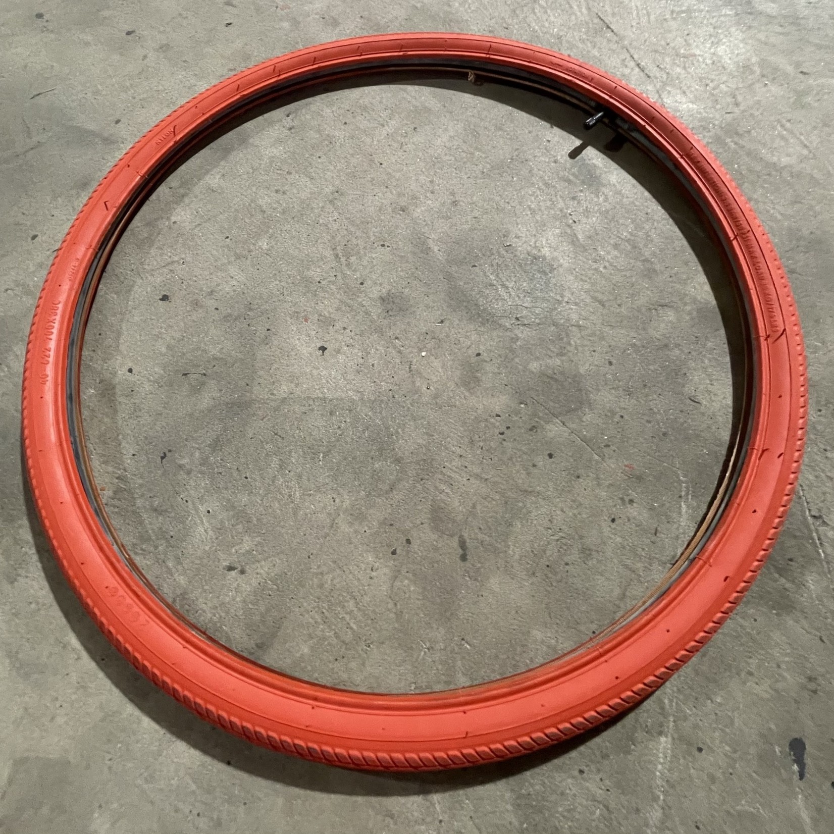 700 X 38 Red Tire & Tube - TecnoArt of