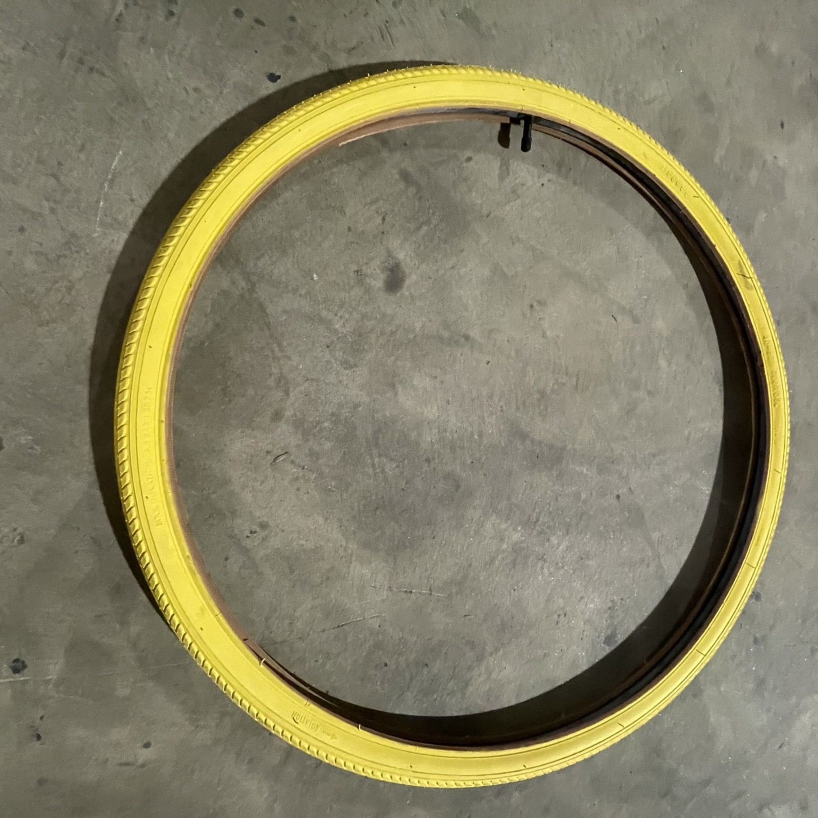 Bulk 700 X 38 Bicycle Tire & Tube (Yellow) New TecnoArt of USA