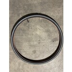 Bulk 700 X 38 Bicycle Tire & Tube (Black w/ White Pinstripe)