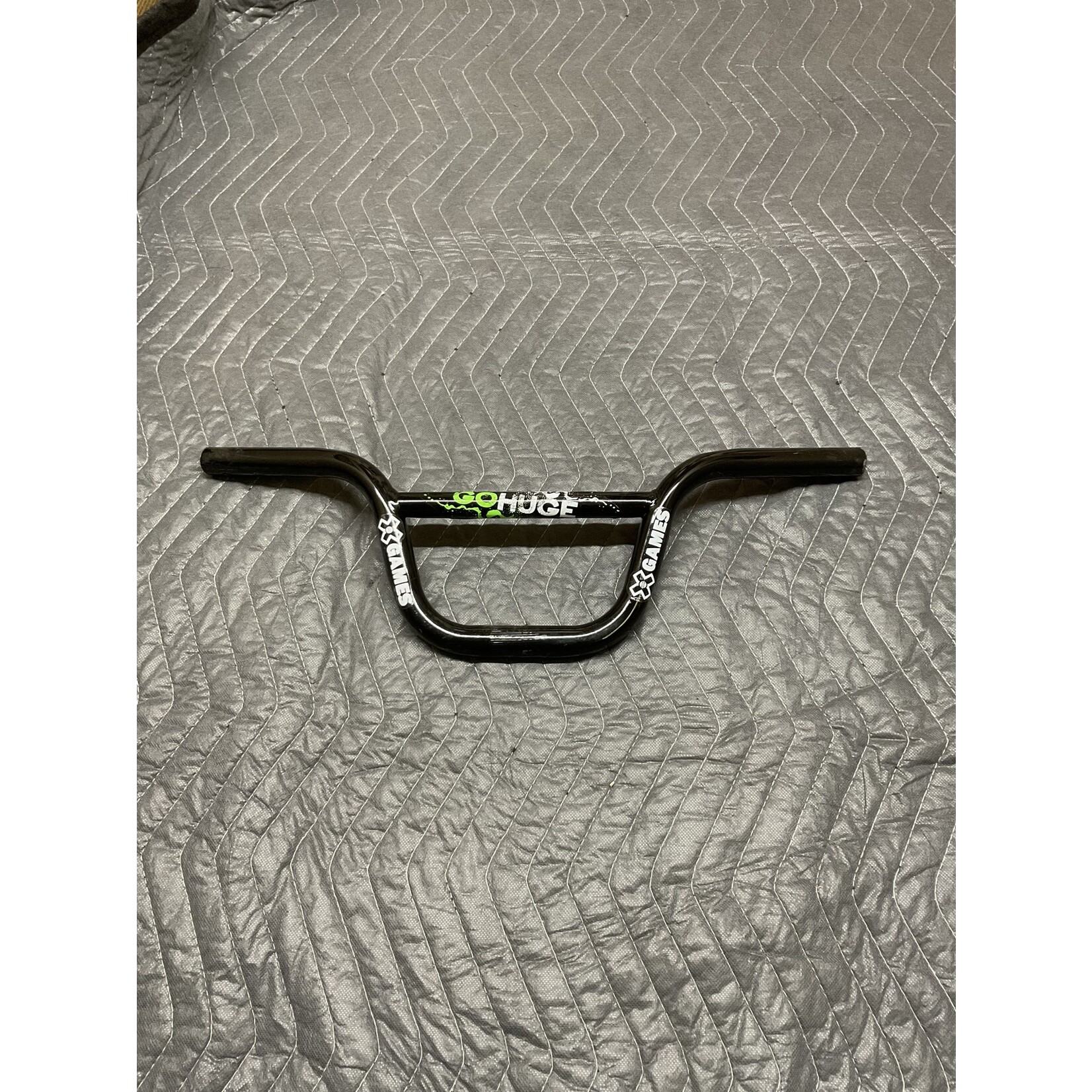X-Games GoHuge 16” Bicycle Handlebars (Black w/ Green)
