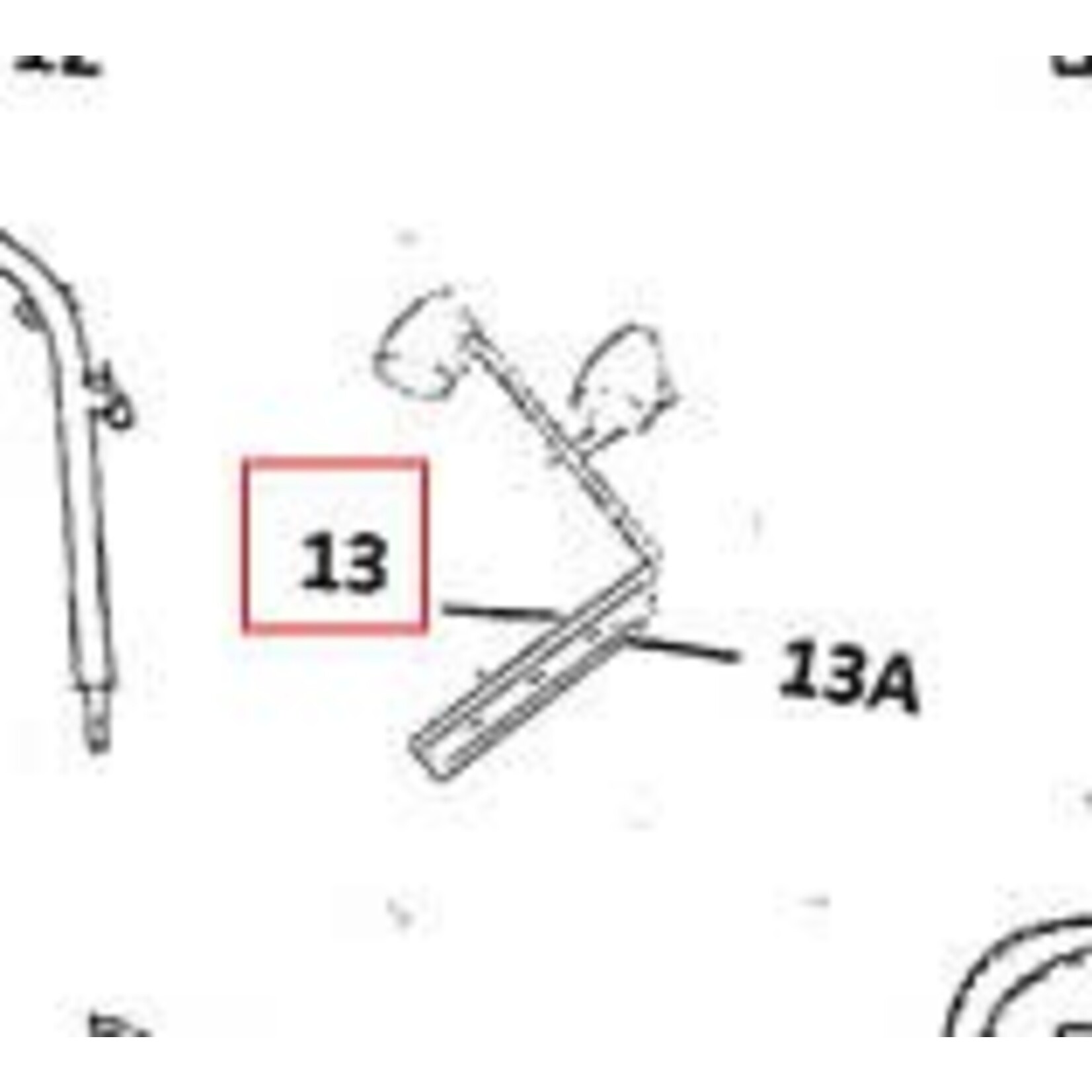 NewTecnoArt Support for Light Bracket, Driver Side (new type)