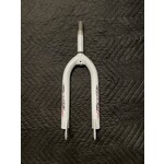 Trickstar 20” Rigid Threaded Bicycle Fork 1" x 5” Steer Tube (White)
