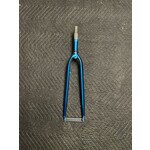 High Roller 1” x 5 3/4” Threaded 27” Bicycle Fork (Blue)