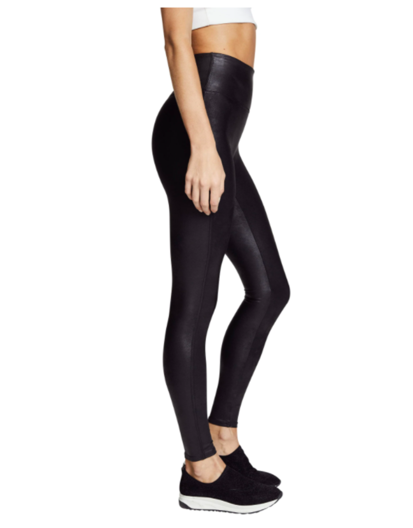 SPANX, Pants & Jumpsuits, Spanx Faux Leather Leggings Black Size Xs