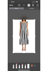 PLAID LIFE MIDI DRESS