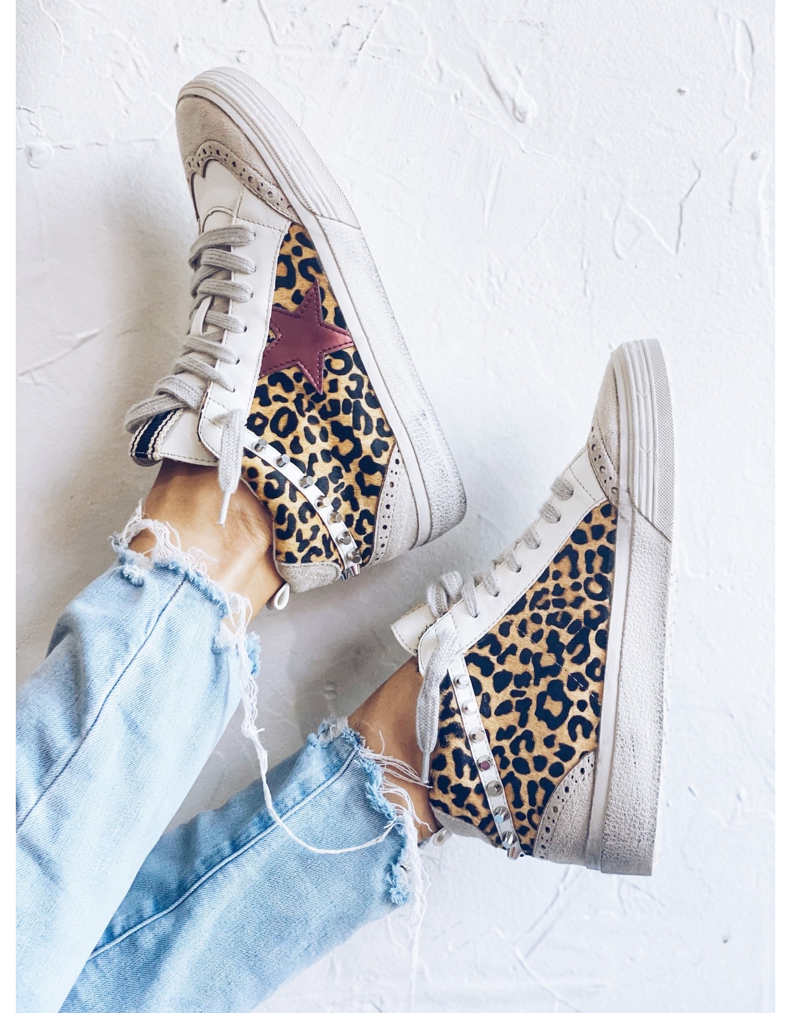 WMNS) LOUIS VUITTON LV Stellar High-Top Sneakers Leopard 'Brown Yello -  KICKS CREW