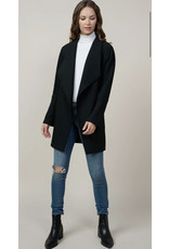 OPEN FRONT KNIT CARDIGAN