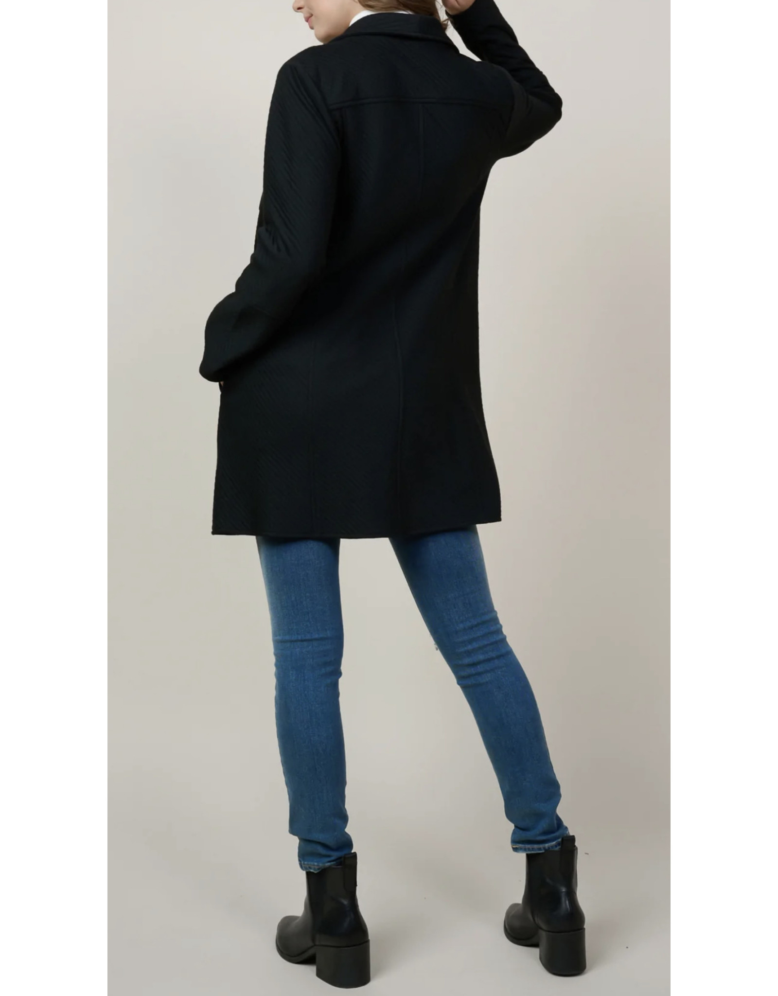 OPEN FRONT KNIT CARDIGAN